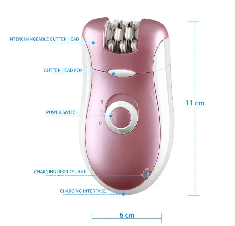 Kemei KM-2068 2-in-1 Shaver & Epilator | Versatile Hair Removal for Smooth Skin