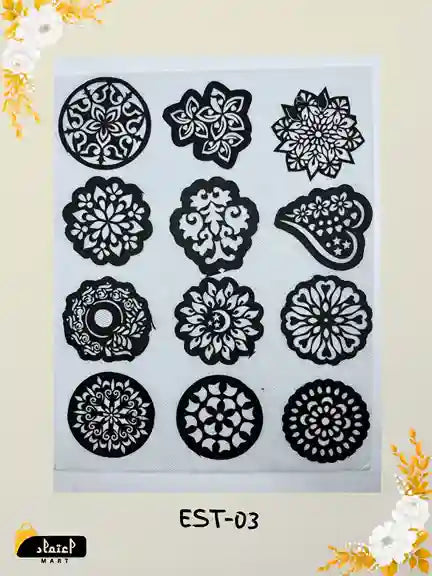 Henna Stencil for Hands – Tikki Designs for Women & Girls