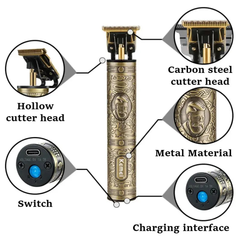 Kemei KM-700D Professional Hair Clipper & Trimmer for Men