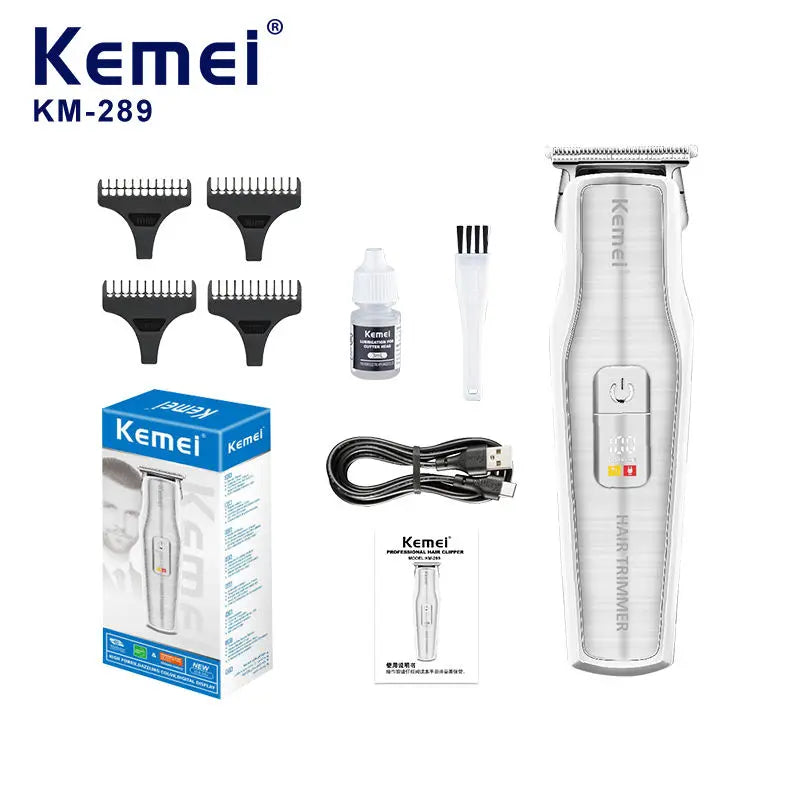 Kemei KM‑289 Electric Cordless Trimmer & Shaver Machine