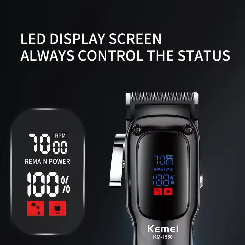 Kemei KM-1550 Electric Hair Trimmer & Clipper for Men