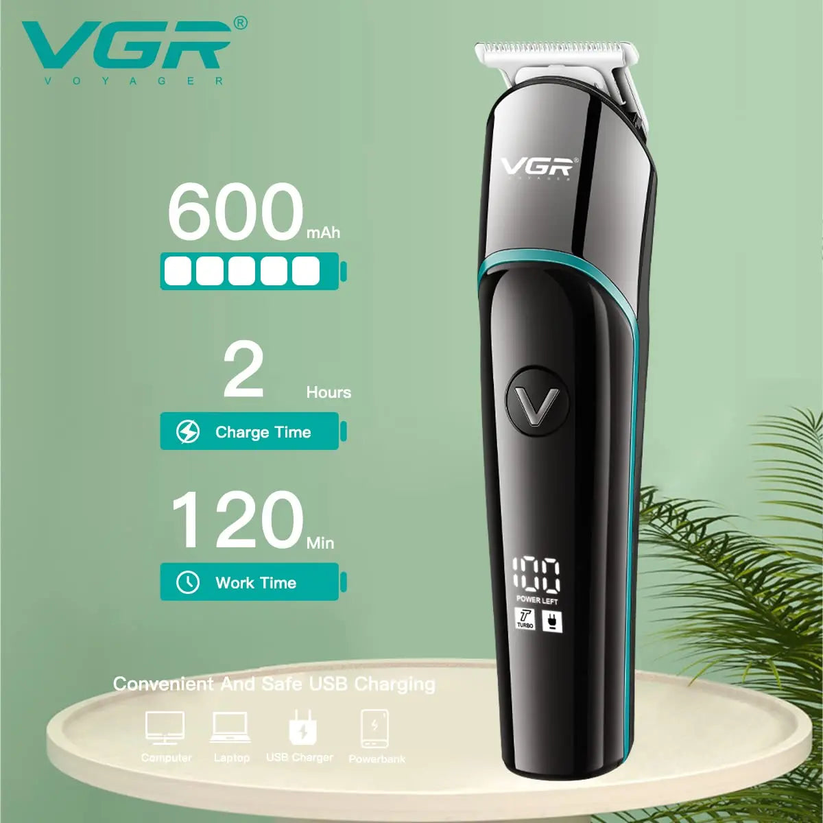 VGR V-291 Electric Hair & Beard Trimmer for Men