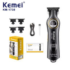 Kemei KM-1738 Cordless Hair Trimmer for Men