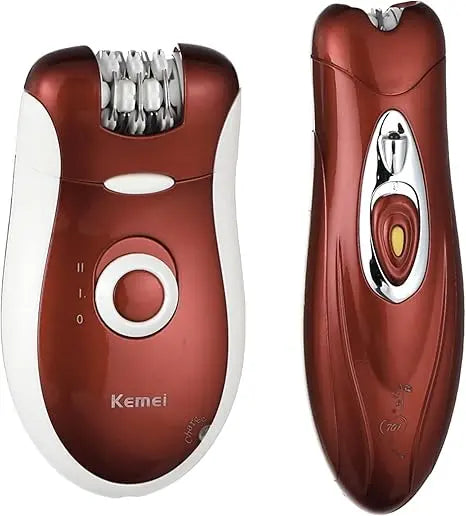 Kemei KM-3068 3-in-1 Ladies Epilator-Shaver Kit