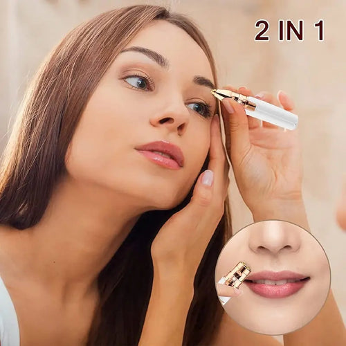 CF - 002A 2 in 1 Electric Eyebrow Hair Remover & Lady Shaver