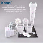 Kemei KM-2199 Multifunction 5-in-1 Ladies Epilator Shaver
