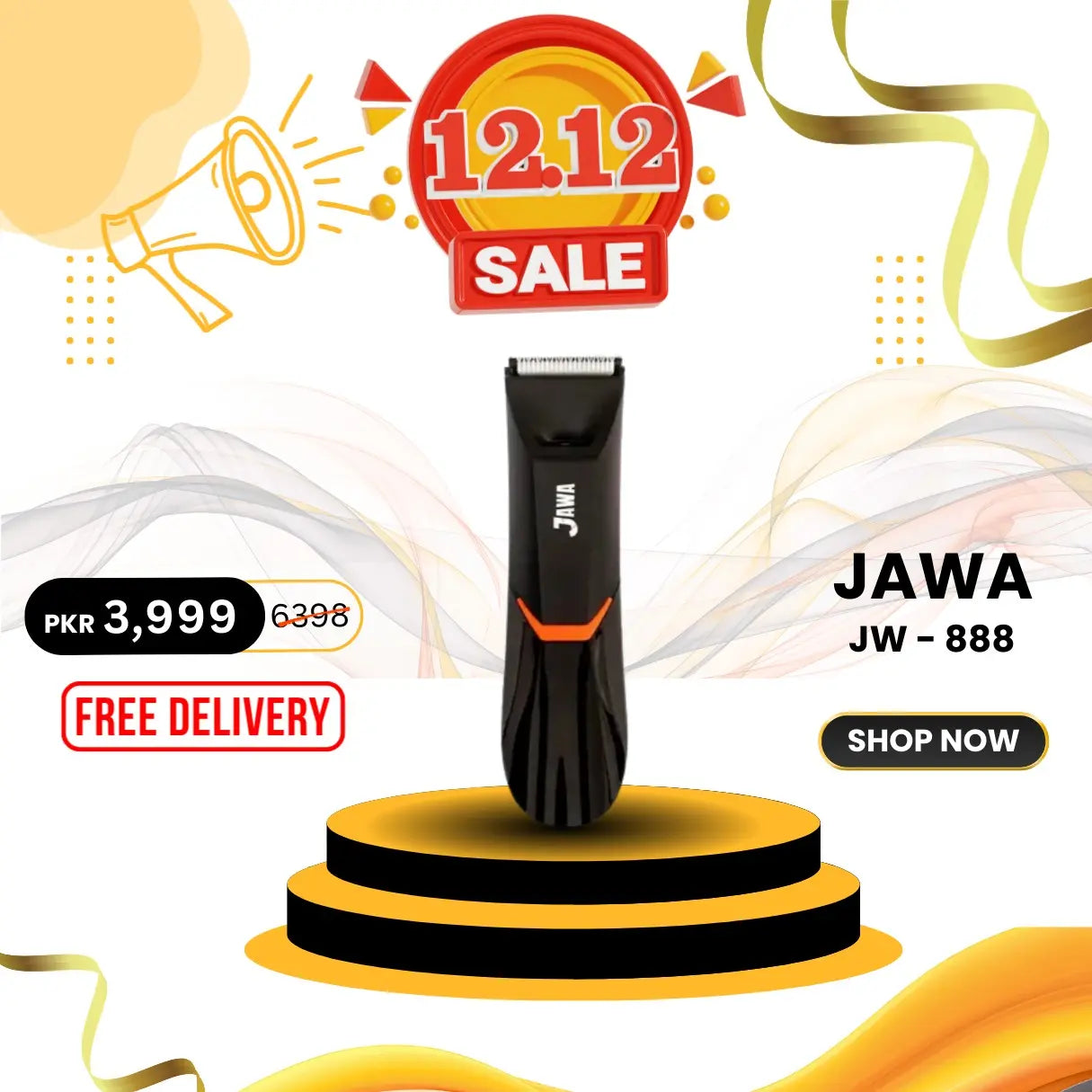 Jawa JW-888 Balls Trimmer – Men’s Groin & Body