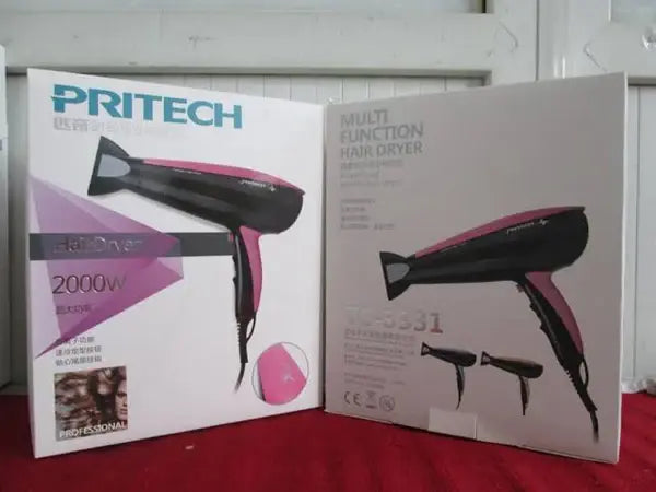 Pritech TC 3331 Hair Dryer – Ionic, Ceramic & Quick Drying