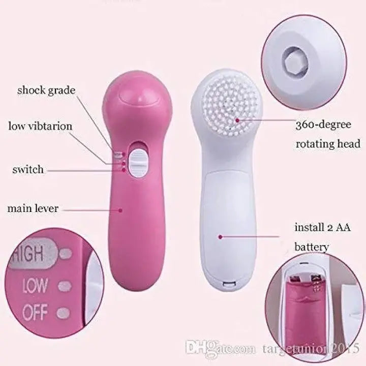 Kemei AE-8782 5 in 1 Electric Face & Body Massager