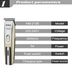 Kemei KM-2158 Professional Dual-Function Hair Clipper