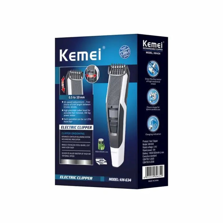 Kemei KM-634 Professional USB Hair Trimmer