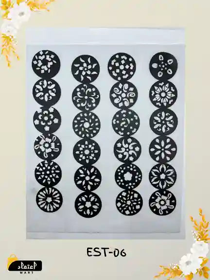 Henna Stencil for Hands – Tikki Designs for Women & Girls