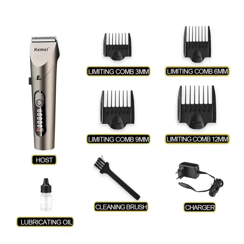 Kemei KM-1627  Beard & Hair Trimmer for Home & Salon
