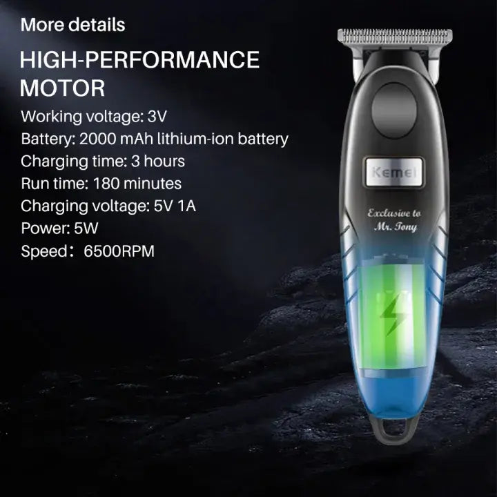 Kemei KM-1742 Hair Trimmer – Men’s Grooming & Beard Clipper