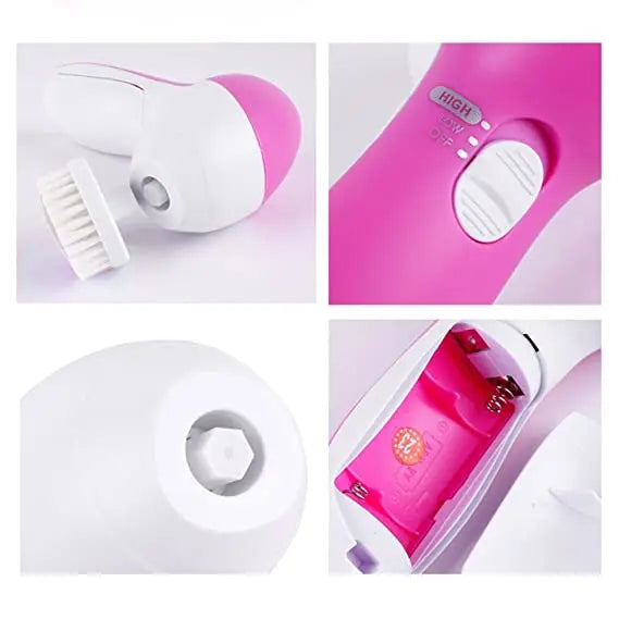 Kemei AE-8782 5 in 1 Electric Face & Body Massager