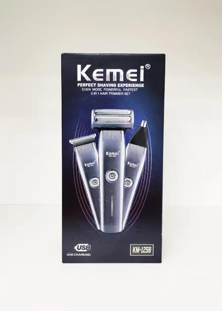 Kemei KM-1258 3 in 1 Grooming Kit for Men