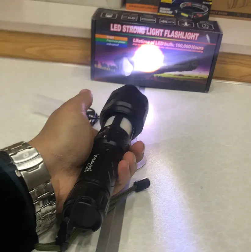 BL-2305 LED Strong Flashlight – Powerful, Zoomable