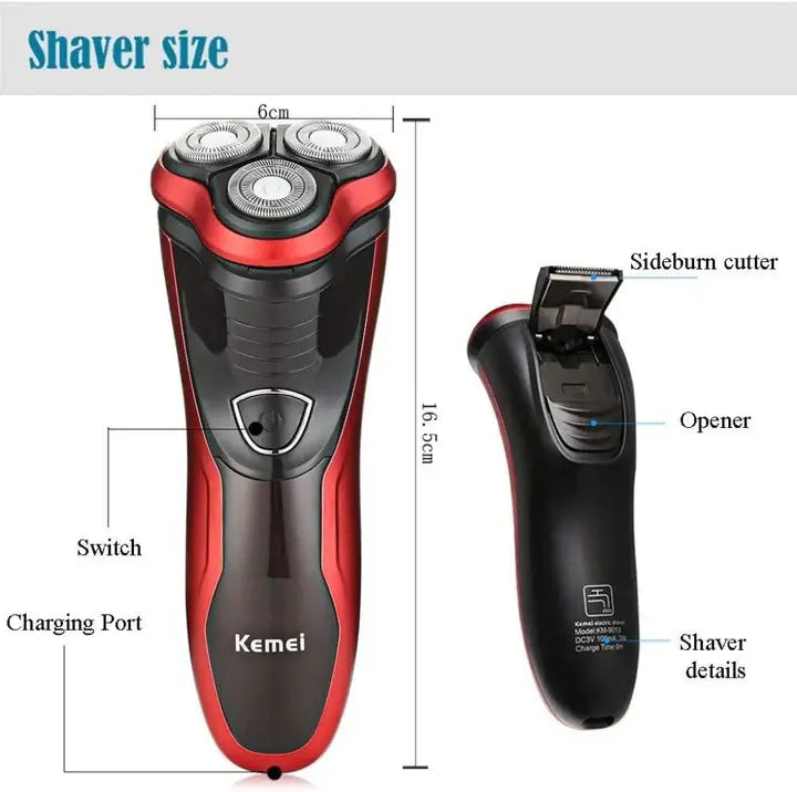 Orignal Kemei KM-9013 Waterproof Electric Shaver