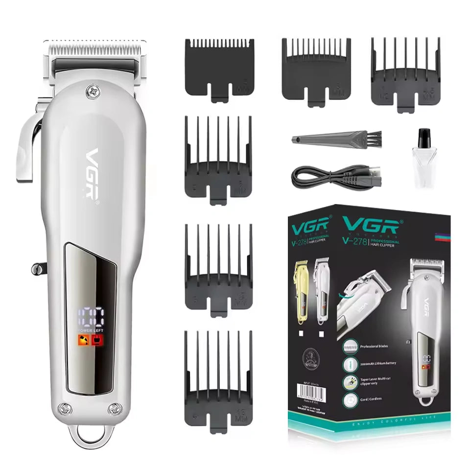 VGR V-278 Electric Hair Trimmer for Men : Beard Groomer