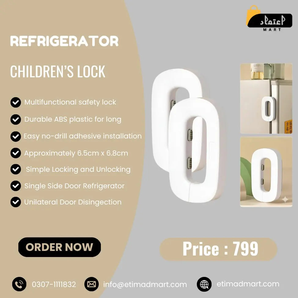 Multifunctional Fridge Door,  & Cabinet Baby Safety Lock