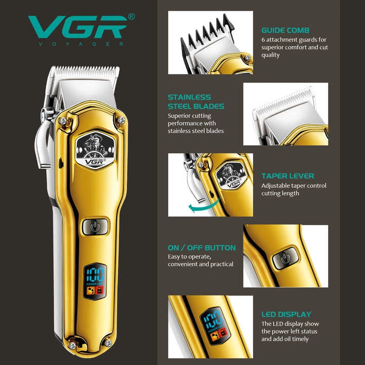 VGR V-693 Professional Hair Clipper: Powerful Trimmer