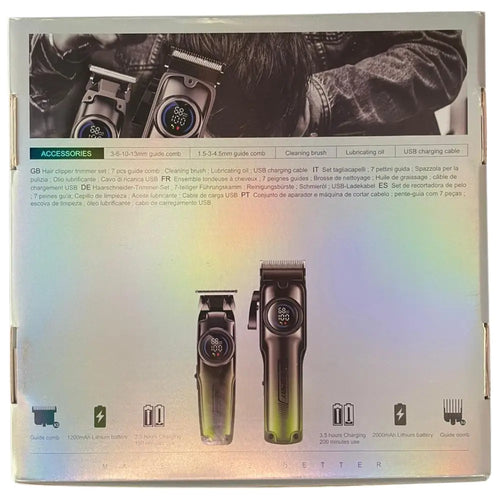 Geemy GM-8103 Hair Clipper & Trimmer Set