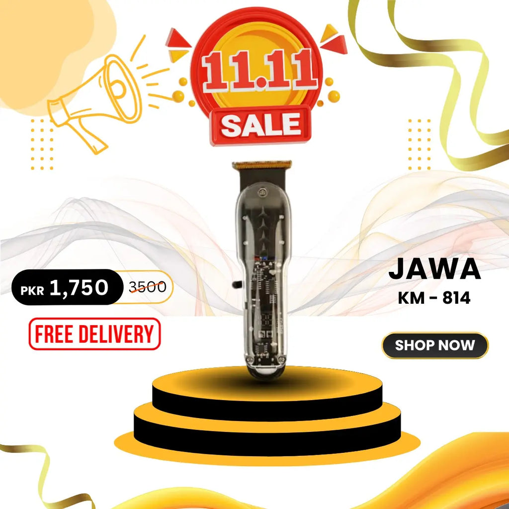 Jawa JW-814 First Transparent Hair & Beard Trimmer
