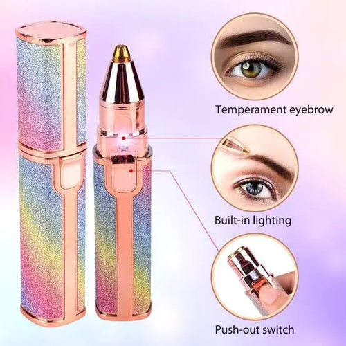 Flawless 2 in 1 Eyebrow Trimmer For Ladies