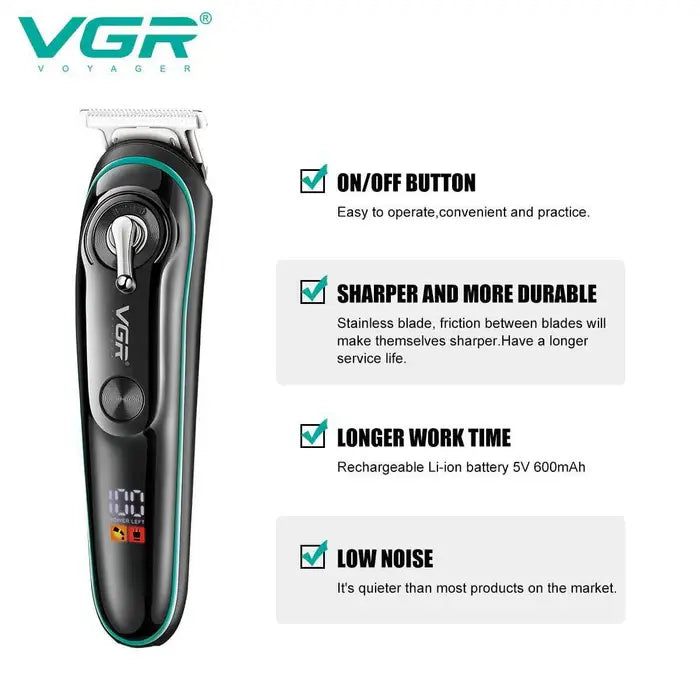 VGR V 075 Professional Beard & Hair Trimmer for Men