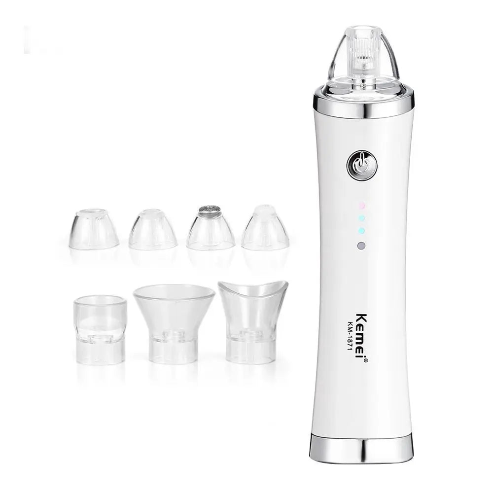 Kemei KM-1871 7-in-1 Facial Blackhead Vacuum & Pore Cleaner