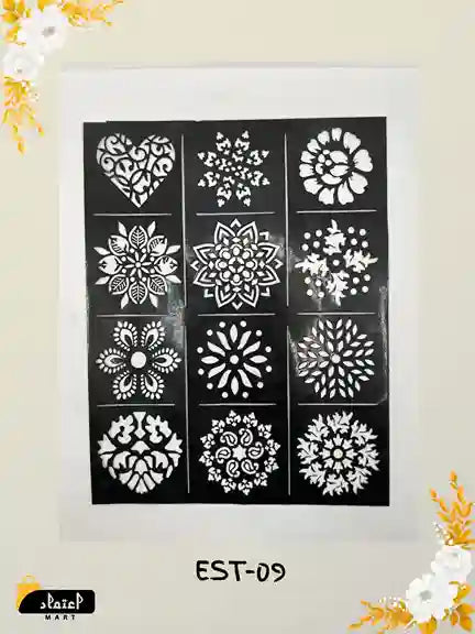 Henna Stencil for Hands – Tikki Designs for Women & Girls