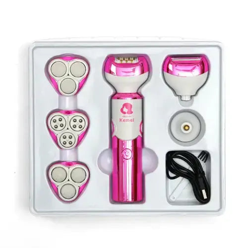 Kemei KM-2192 6-in-1 Multifunction Shaver Epilator Kit