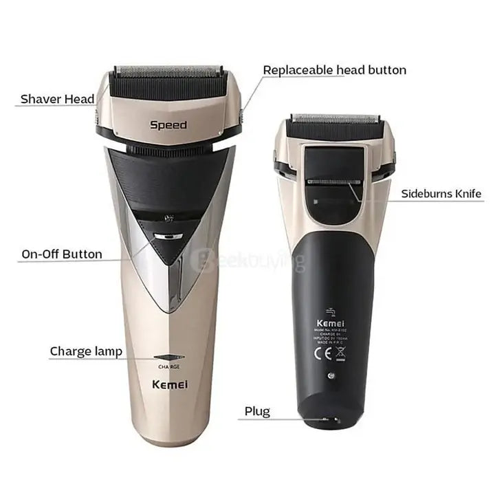 Kemei KM-8102 Triple Blade Electric Shaver