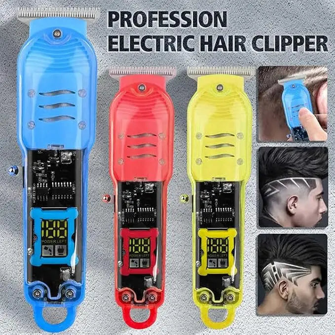 LT 808 Transparent Body Beard Trimmer & Hair Clipper