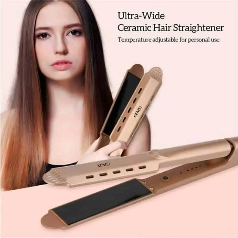 Kemei KM-5626 Hair Straightener – for Salon & Home Use