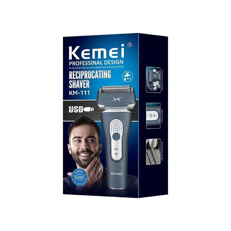 Kemei KM-111 Electric Shaver & Beard Trimmer for Men