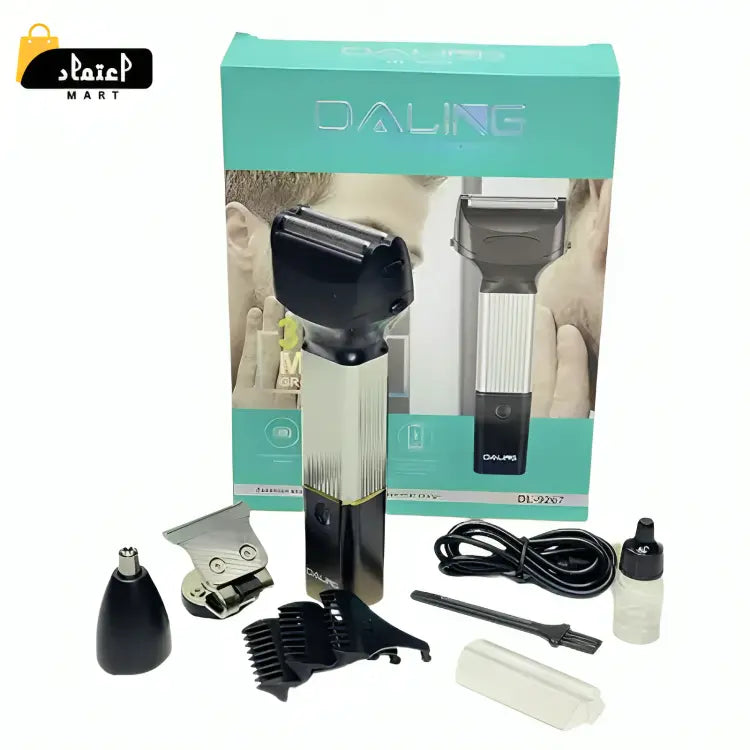 DALING DL-9267 3-in-1 Cordless Hair Trimmer & Shaver