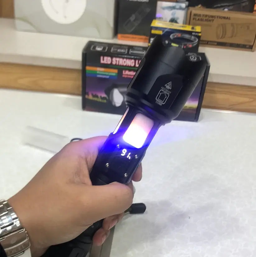 BL-2305 LED Strong Flashlight – Powerful, Zoomable