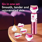 Kemei KM-2192 6-in-1 Multifunction Shaver Epilator Kit